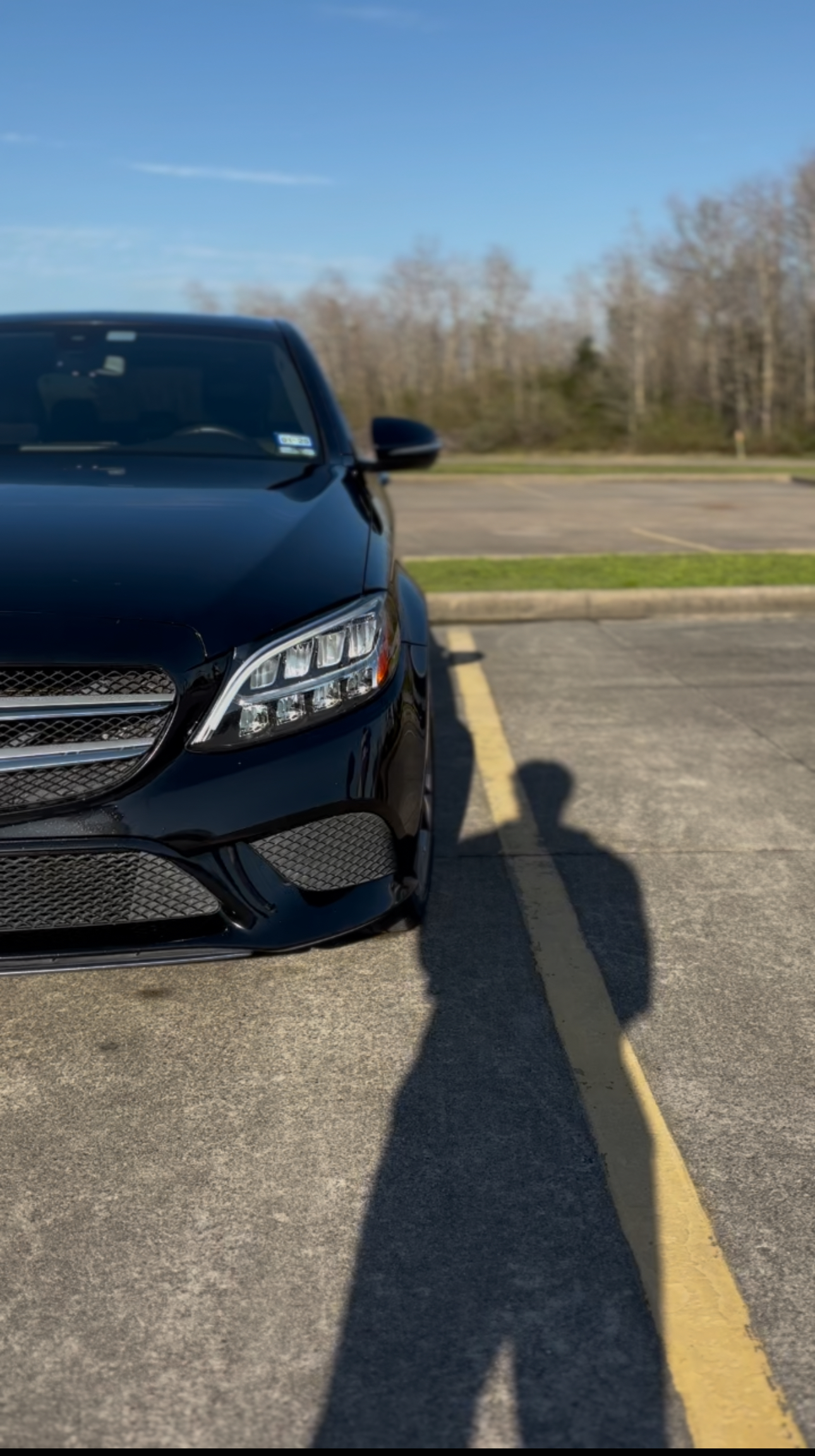 Freshly detailed luxury car